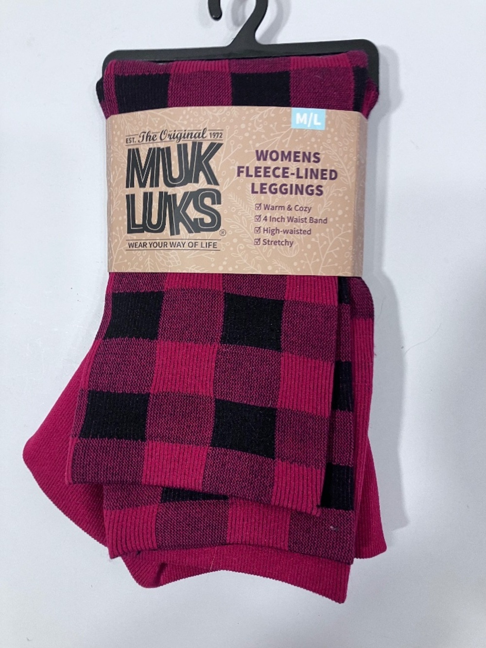 Muk Luks Fleece Lined Leggings M/L  NEW
